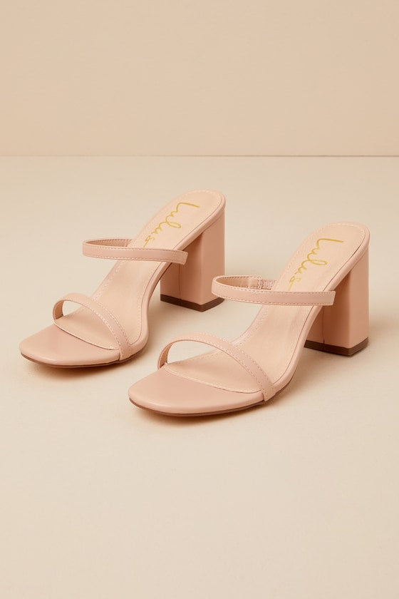 Ariellie Black High Heel Sandals