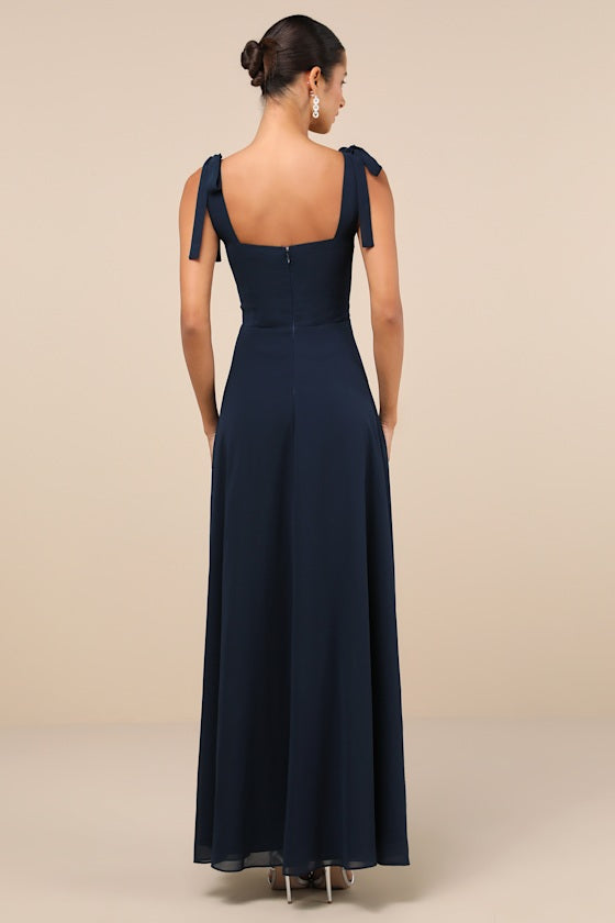 Love Me Forever Burgundy Square Neck Maxi Dress