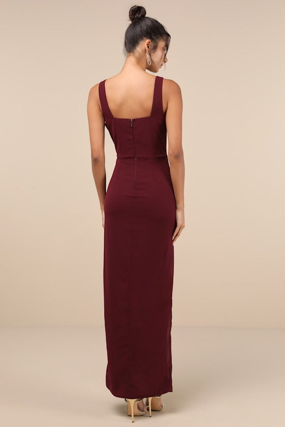 Glamorous Disposition Light Yellow Ruched Maxi Dress