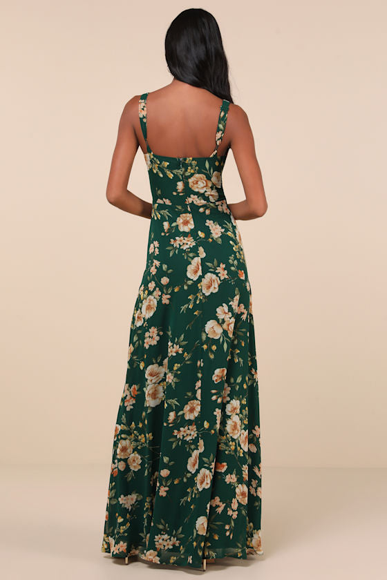 Remarkable Arrival Plum Purple Floral Sleeveless Maxi Dress