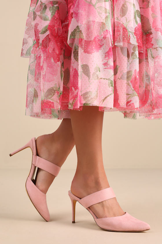 Faire Tan Pointed-Toe Mules