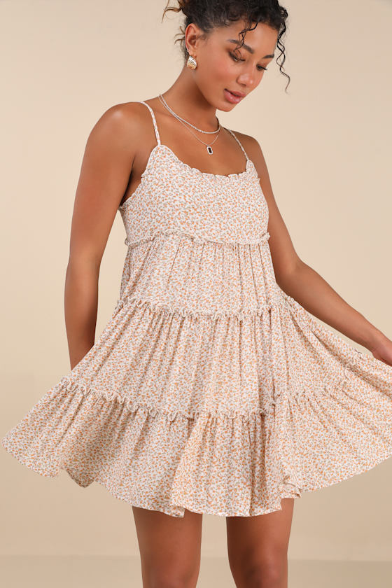 Kianne Blue Striped Cutout Tie-Back Midi Dress