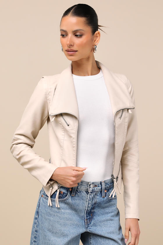 Up on a Tuesday Hot Pink Vegan Leather Jacket