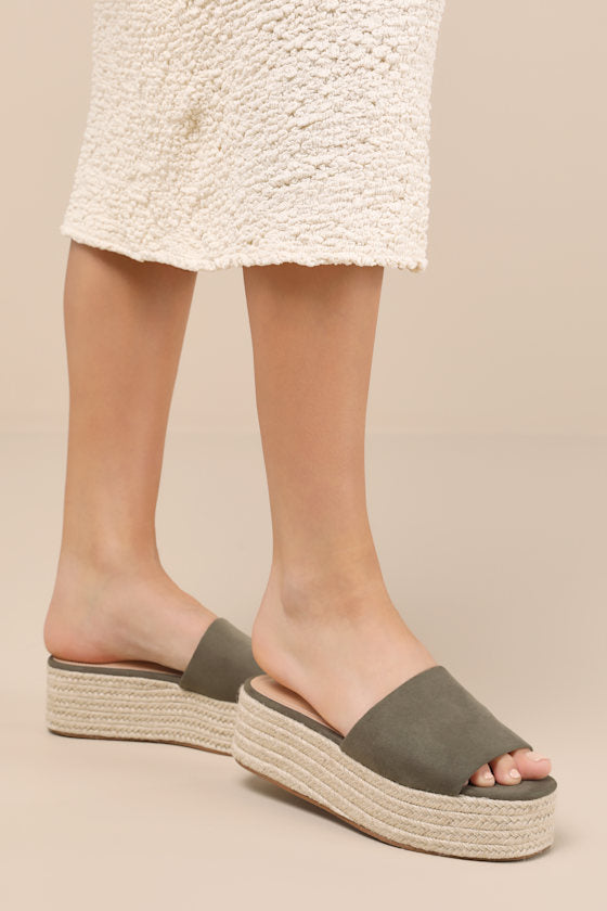 O'Ahu 2 White Espadrille Platforms