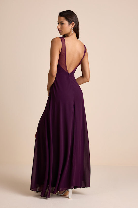 Simply Immaculate Black Backless Maxi Dress
