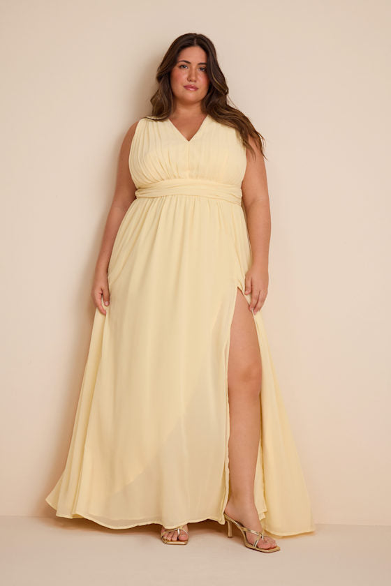 Heavenly Hues Blush Maxi Dress