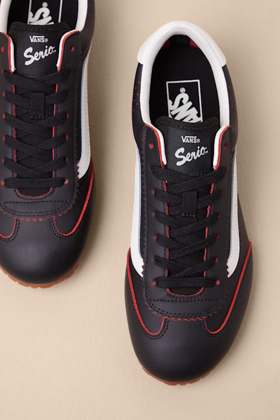 Super Lowpro Black Suede Leather Sneakers