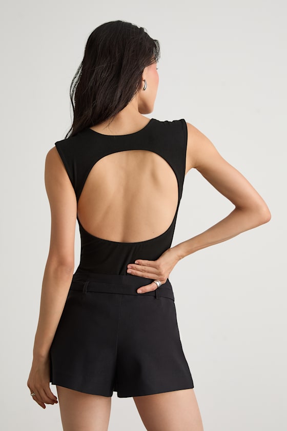 Brayden Light Yellow Square Neck Bodysuit