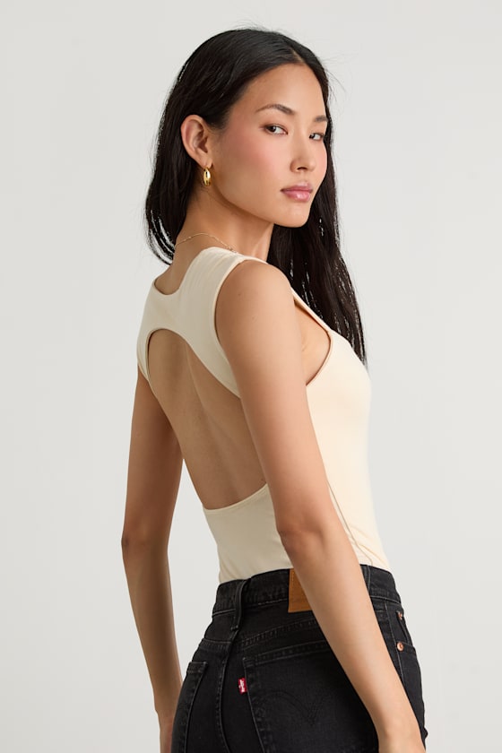 Brayden Black Square Neck Bodysuit