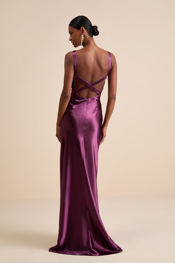 Perfectly Classy Emerald Green Satin Strappy Maxi Dress