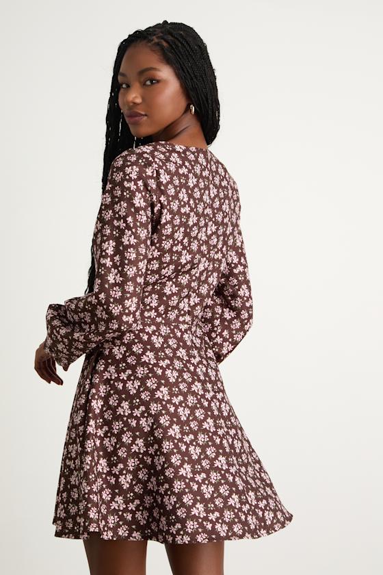 Daily Affection Beige Corduroy Mini Dress With Pockets