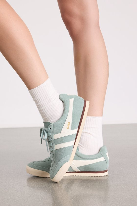 Apollo Navy and Air Suede Lace-Up Sneakers