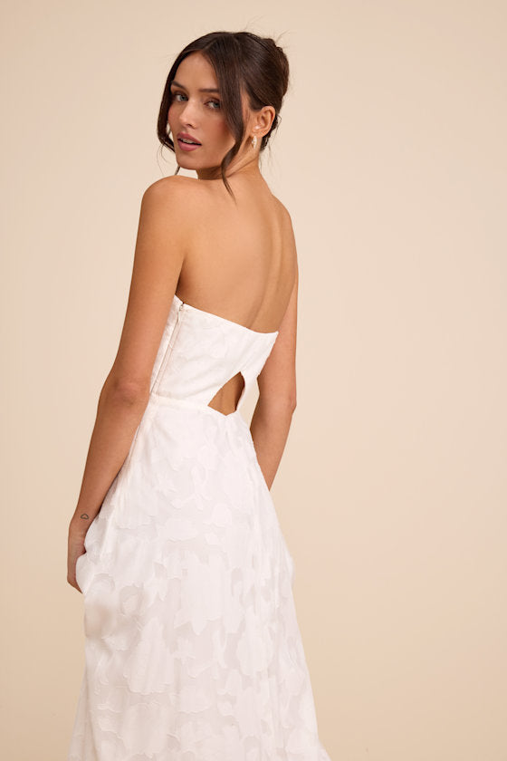Garden of Romance Rusty Rose Burnout Maxi Dress