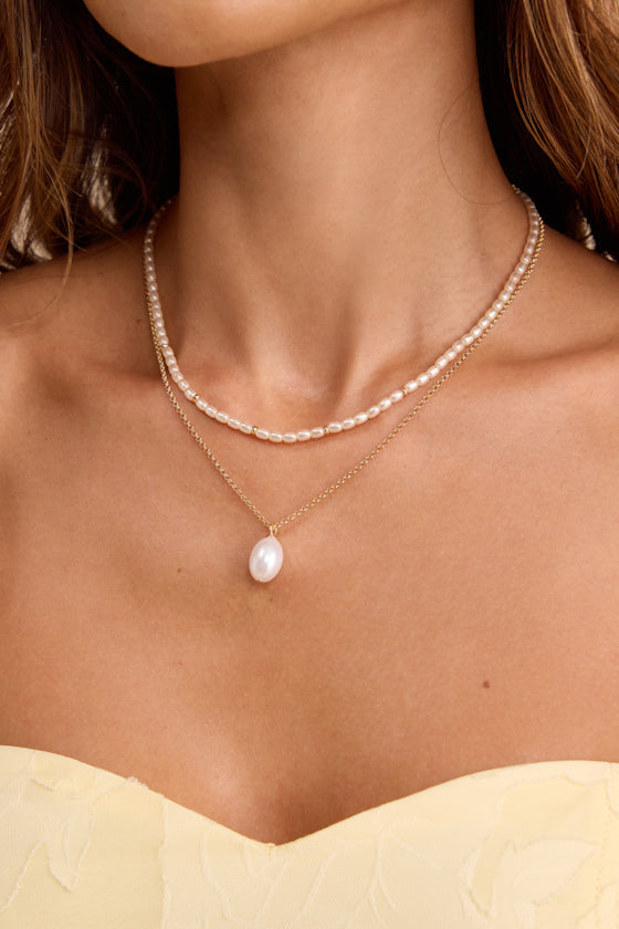 Pacific Pearl 14KT Gold Layered Necklace
