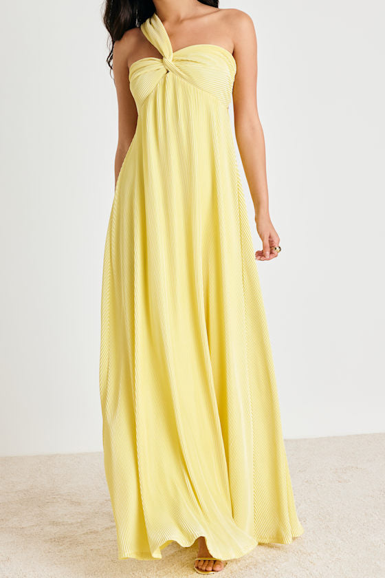 Georgianna Pink Multi Floral Plisse Maxi Dress