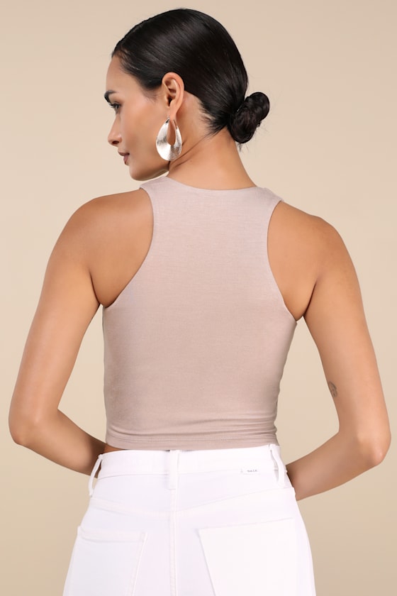 Feel Like Dancing White Crop Top
