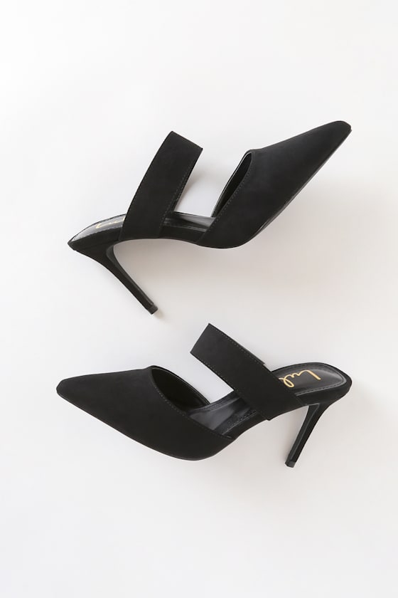 Faire Tan Pointed-Toe Mules