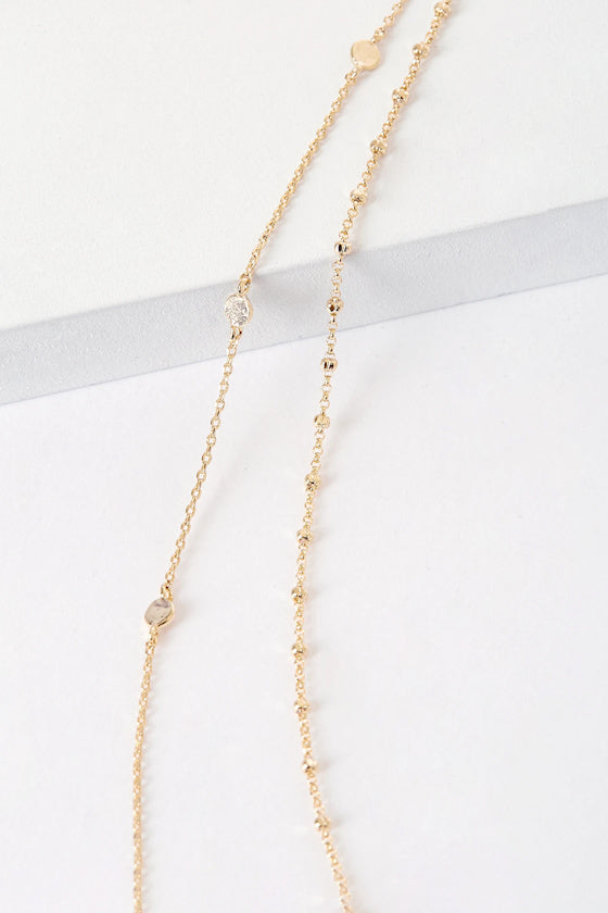 Keep It Dainty 14KT Gold Layered Choker Necklace