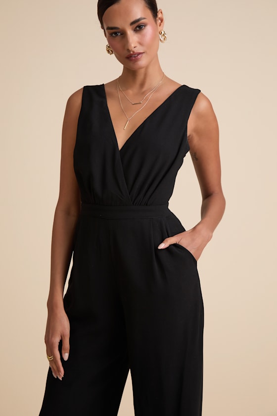 Kiska Burgundy Lace Wide-Leg Jumpsuit