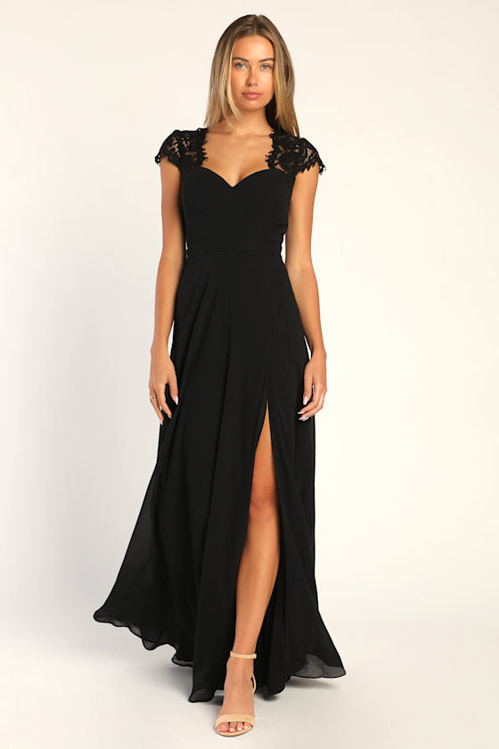 Momentous Moments Blush Pink Lace Backless Maxi Dress