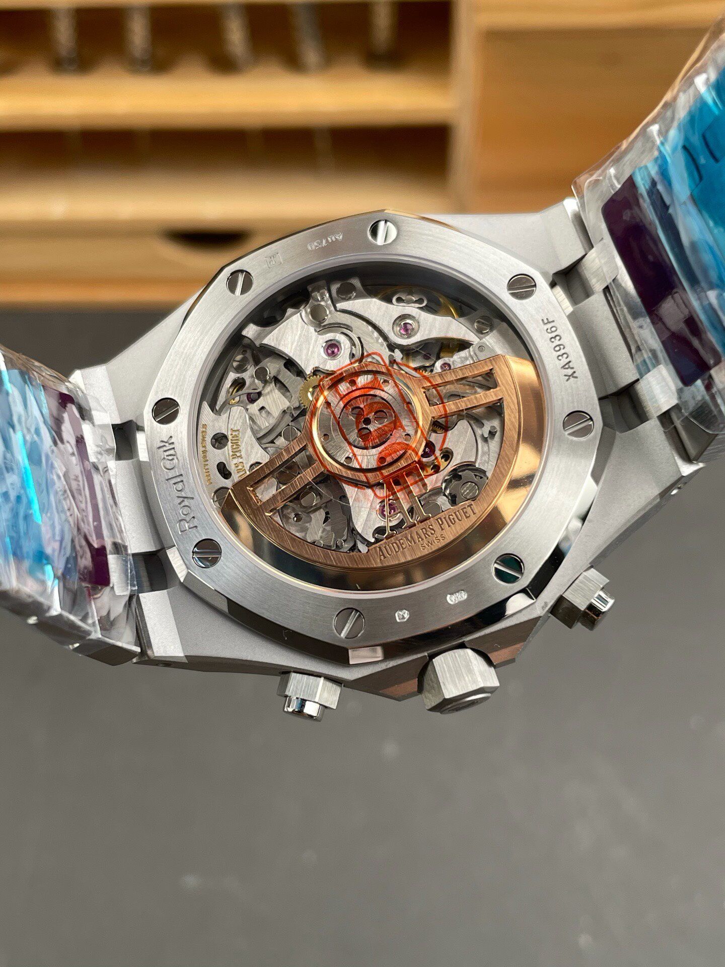 Audemars Piguet Royal Oak 26240BC, Frosted Gold with Gradient Blue Dial