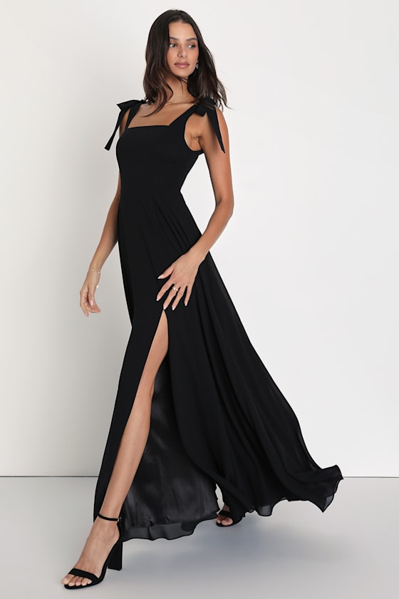 Love Me Forever Emerald Green Square Neck Maxi Dress #Color_Black