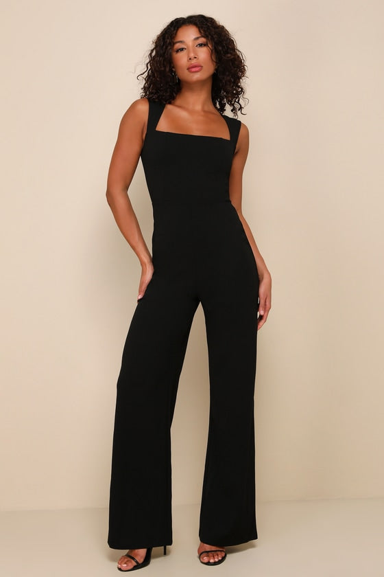 Enticing Endeavors White Jumpsuit #Color_Black