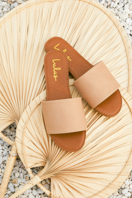 Addison Black Nubuck Slide Sandals