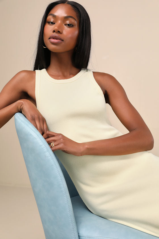 Majorly Trendy Green Ribbed Bodycon Midi Dress