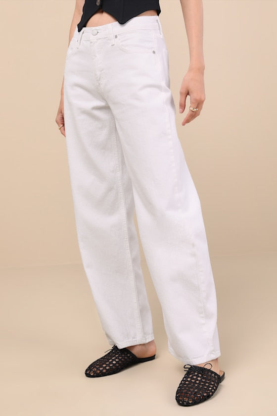 Everyday Coolness Light Wash High-Rise Straight-Leg Jeans