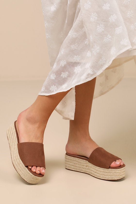 O'Ahu 2 White Espadrille Platforms