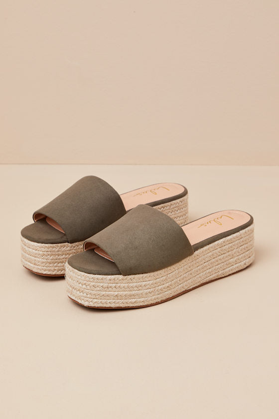 O'Ahu 2 White Espadrille Platforms
