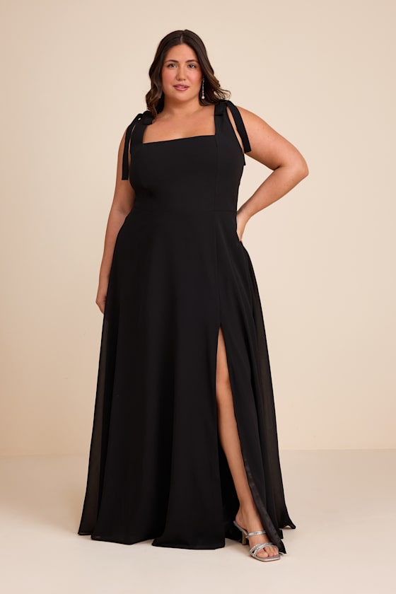 Love Me Forever Navy Blue Floral Square Neck Maxi Dress