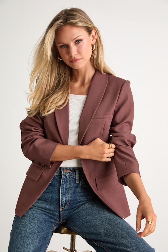 Polished Icon Black Fitted Blazer