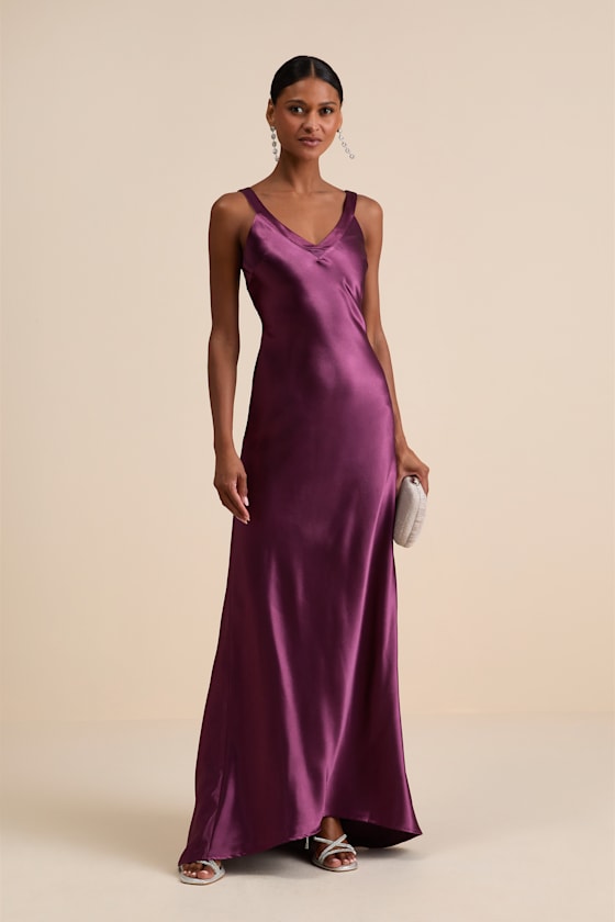 Perfectly Classy Emerald Green Satin Strappy Maxi Dress