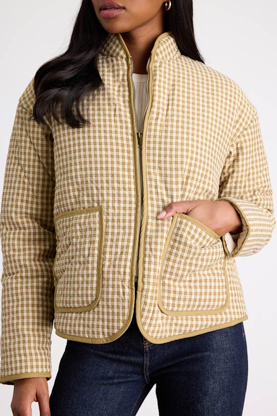 Bundled Perfection Bright Blue Floral Quilted Puffer Jacket