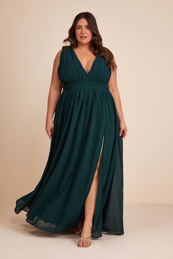 Heavenly Hues Pale Yellow Maxi Dress