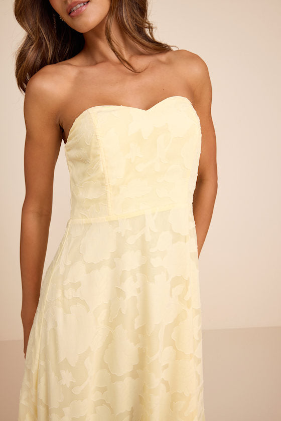 Garden of Romance White Burnout Maxi Dress