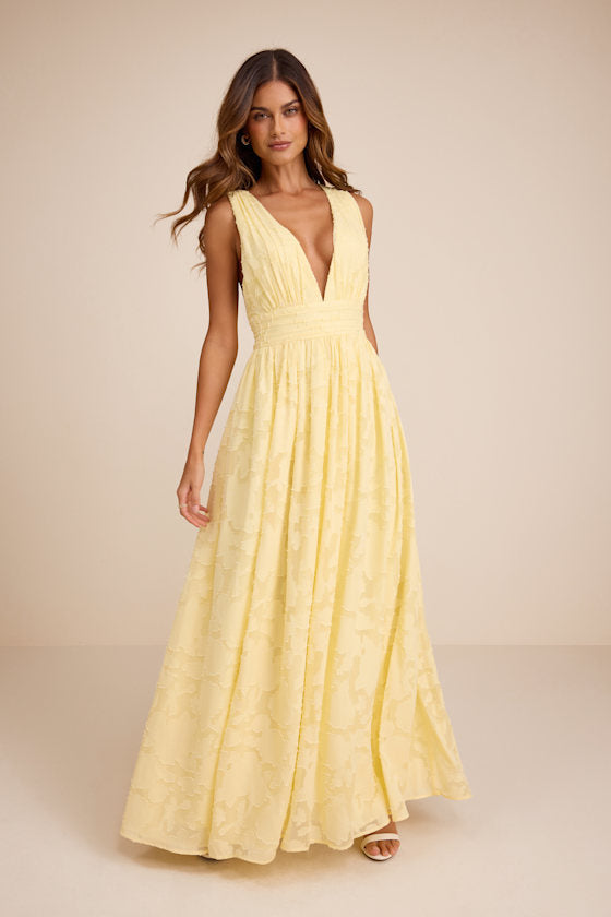 Sweet Sophistication Sage Green Burnout Floral Maxi Dress
