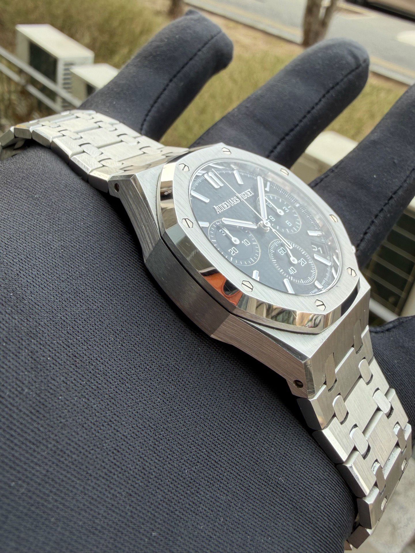 Royal Oak Series 26240ST Men's Watch – Blue Dial, Steel Bracelet