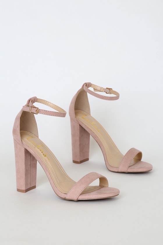 Taylor Ivory Satin Ankle Strap Heels