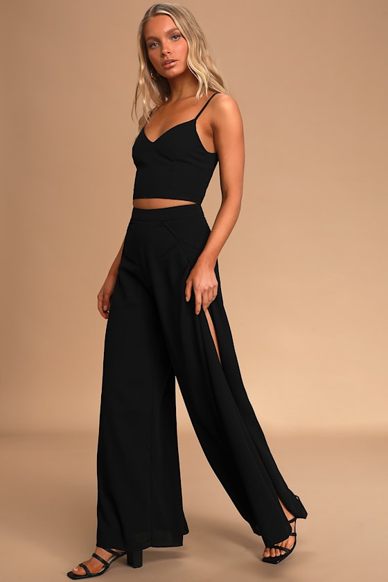 Out Tonight Sage Green Two-Piece Jumpsuit