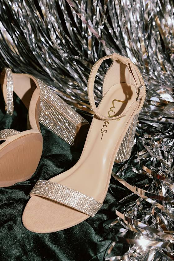 Taylor Ivory Satin Ankle Strap Heels #Color_Light Nude