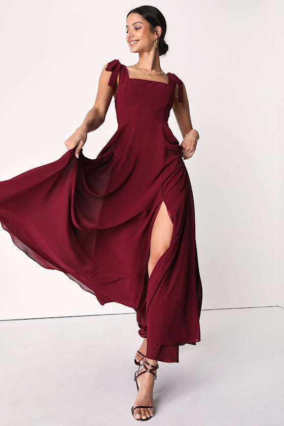 Love Me Forever Emerald Green Square Neck Maxi Dress