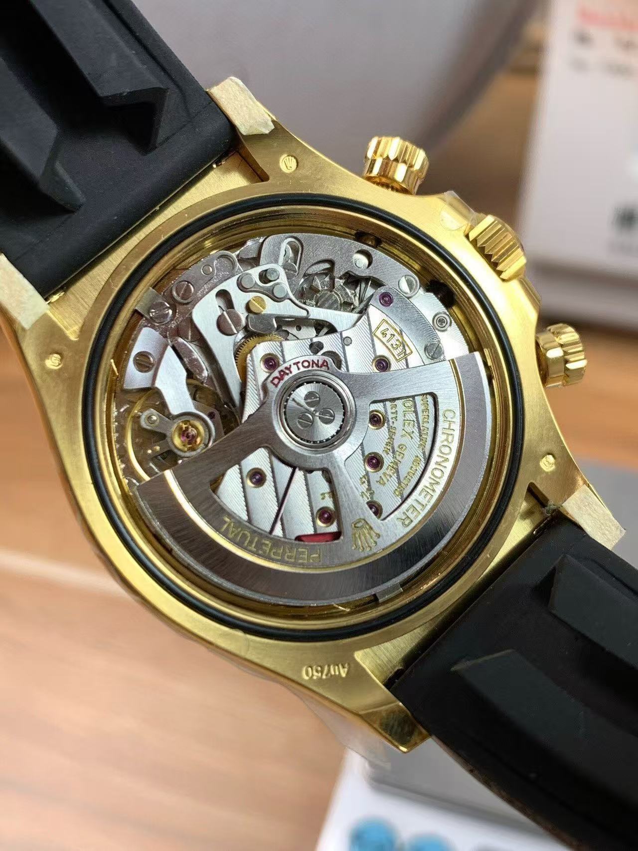 Black and Gold Daytona (Caliber 4131); Day-Date 228348 (Mother-of-Pearl Dial)